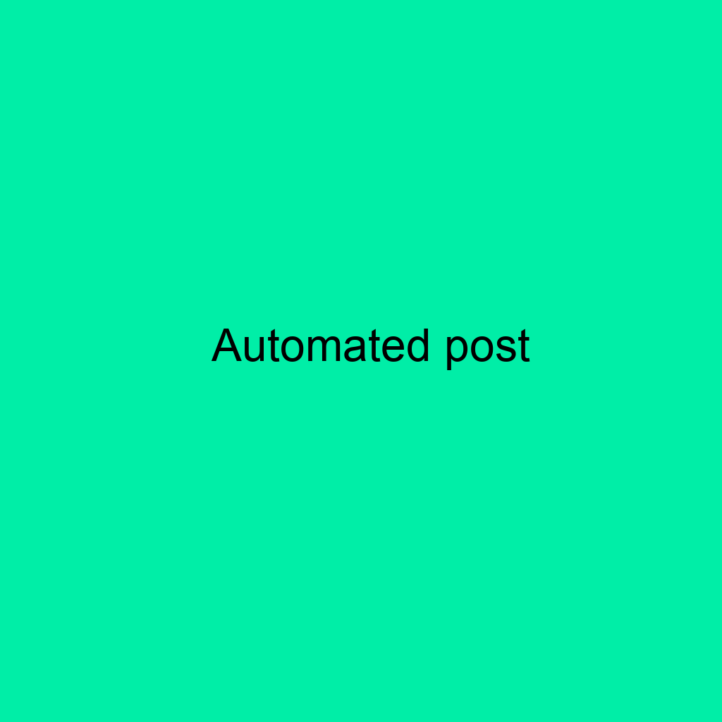 This is my automated post